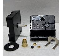 New Replacement UTS Euroshaft Quartz Clock Movement (Shaft Length 20 mm) (Minute Hand Fixing Nut Black Closed)