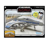 Hasbro Star Wars The Vintage Collection New Republic E-Wing & KE4-N4, Star Wars: Ahsoka Figure & Vehicle (3.75”)