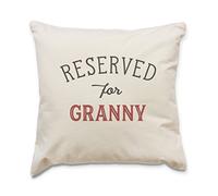 NEW - RESERVED FOR GRANNY - Top Quality Cushion Cover - Gift Present Xmas Birthday