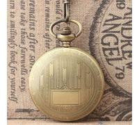New Retro Fashion Mechanical Pocket Watch to do The Old Roman Character Men and Women Wall Charts Carved flip Genuine Watch Pocket Watch Decorate Gift for Father Pocket Watch