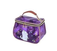 New Retro Vintage Vanity Bag, Large Capacity Makeup Organizer for Women, Waterproof Transparent Toiletry Bag, Portable Skincare Storage Case, Travel Cosmetic Bag for Ladies,Fashion (Dog)