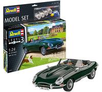 Revell 1:24 Jaguar E-Type Roadster Plastic Model Set Kit - 67687