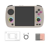 New RG CubeXX Handheld Game Console,Retro Handheld Game Console,4.0 Inch Screen Linux System,Support 2.4G Wireless Gamepad TV Output 5G WIFI Bluetooth 4.2 Grey