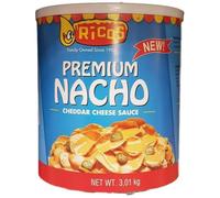 New Ricos Premium Nacho Cheddar Cheese Sauce 3kg Tin Suitable for Home Professional Chefs & Restaurants