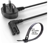 New Right Angle 5M Long Replacement Mains Power Cable For Samsung Curved TV
