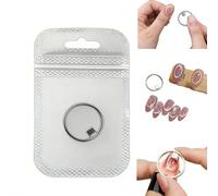 New Ring-Shaped Cat Eye Magnet for Nails, Strong Nail Magnet Tool, Portable Hollow Circular Cat Eye, Mini Round Strong Nail Magnets French Tip Tool for Home Salon DIY Manicure