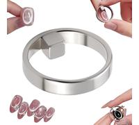 New Ring-Shaped Cat Eyess Magnet for Nails, Strong Nail Magnet Tool, 3D Multifunctional Square and Round Strong Tool, Portable Hollow Circular Cat Eyes for Home DIY, Beginners & nail artsists