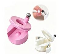 New RingMagnet Rotating Cat Eye Magnet - 360° Ring-Shaped Magnetic Tool for Ca-t Eye Gel Polish,Nail Art Magnet for Beginners,Home Use,Portable Automatic Glass Bead Suction of Cat Eyes Nail Tool（B）