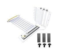New Riser PCI-E X16 ATX Graphics Card Vertical Bracket GPU Holder+GEN4/3 PCIE 4.0/3.0 16X Riser Extender Cable 25CM Vertical GPU Mount