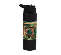New River Gorge National Park Scenic Bridge Stainless Steel Insulated Water Bottle