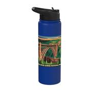 New River Gorge National Park Scenic Bridge Stainless Steel Insulated Water Bottle