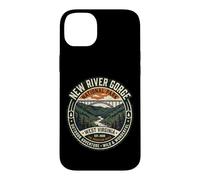 New River Gorge National Park West Virginia Adventure Badge Case for iPhone 14 Plus