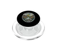 New River Gorge National Park West Virginia Retro Badge Art PopSockets PopGrip for MagSafe