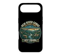 New River Gorge National Park West Virginia Retro Bridge Art Case for iPhone Air