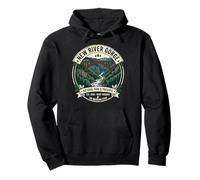 New River Gorge National Park West Virginia Vintage Badge Pullover Hoodie