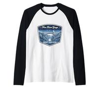 New River Gorge West Virginia Outdoor Adventure Hiking Raglan Baseball Tee
