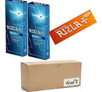 New RIZLA Polar Blast Extra Slim Menthol Smoking Rolling CRUSHBALL Filter Tips (x 2 Packet (120 Filters)) VSTAR + Rizla Liquorice Regular Size Smoking Paper