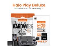 New- Road Angel Halo Play 4K Dual Dash Cam with 3.2" Screen & 64GB SD Card & Hardwiring Kit Bundle - Inc Expert Nationwide Mobile Installation +149.99