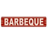 New Road Sign Barbeque Food And Drink Metal Sign tin Sign 4x16 inches