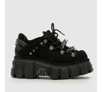 NEW ROCK Barb Low Flats in Black UK 7 (EU 40)