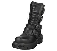 New Rock Boot Metallic M-391-s18 Unisex Platform Boots in Black - 11 UK