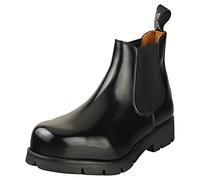 New Rock 1535-S1 Black Leather Studded Spike Boots EU44
