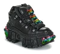 New Rock Casual Shoes WALL 106 in Black 9 / 10