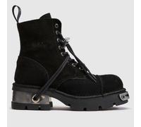 NEW ROCK Distress Boots in Black UK 12 (EU 46)