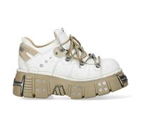 New Rock M-120N-C80 White Gothic Platform Ankle Boots - EU 44