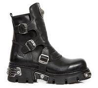New Rock M-1482X-S1, Unisex Adults' Biker Boots Biker Boots, Black (Black 001)
