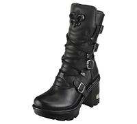 New Rock M-neotyre05-s1 Unisex Platform Boots in Black - 8 UK
