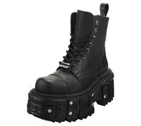 New Rock M-tank083-c1 Unisex Platform Boots in Black - 7 UK M - 8 UK W