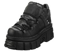 New Rock M106n-s52 Unisex Platform Shoes in Black - 7.5 UK