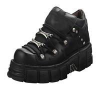 New Rock M106n-s6 Unisex Platform Shoes in Black - 3 UK