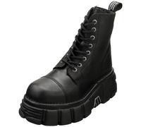 New Rock Metallic M-newmili083-s39 Unisex Platform Boots in Black - 4 UK