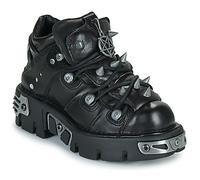New Rock Mid Boots 110-S1 in Black 4