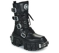 New Rock Mid Boots M-WALL373-S3 in Black 7