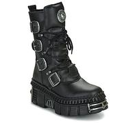New Rock Mid Boots WALL 1473 VEGAN in Black 5.5 / 6