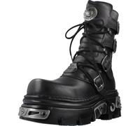 New Rock Nemesis Ankle Boots/Boots Men Black Mid Boots Shoes