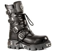 New Rock NEWROCK NR M.373 S7 Black Vegan Boots - Unisex (EU 39) 5 UK Men/ 6 UK Women