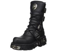 New Rock Unisex_Adult M-373-S7 Motardes Boots, Black Black 001, 13 UK