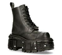 (10) New Rock M-tank083-c1 Unisex Platform Boots
