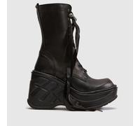 NEW ROCK Wedge Boots in Black UK 8 (EU 41)