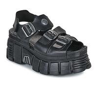New Rock Wedge sandals BIOS in Black 6