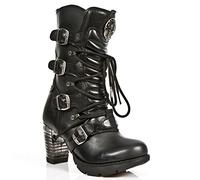 New Rock Women's M.tr003-s1 High Boots, Itali Black, 6 UK