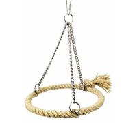 New Rope Ring Swing Toys Budgie Cockatiel Hanging Cage Hammock Perch Bird Toy