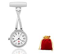 New Rose Gold Nurse Clip-on Pocket Watch, Portable Nurse Retro Metal Pendant Pocket Watch, Nurse Brooch Pocket Watch for Women…, Nurse-002