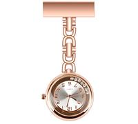 New Rose Gold Nurse Clip-on Pocket Watch, Portable Nurse Retro Metal Pendant Pocket Watch, Nurse Brooch Pocket Watch for Women…, Nurse-004, Classic