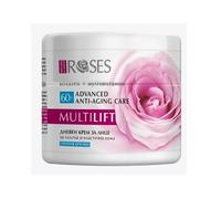 New Roses Multi Lift Anti-Ageing Intensive Advanced Face Day Cream 60+ with Marine Collagen, Natural Rose Water, Glycerine