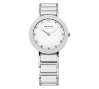 NEW RRP £179 Bering Time 11429-754 Ladies Ceramic White Silver Watch